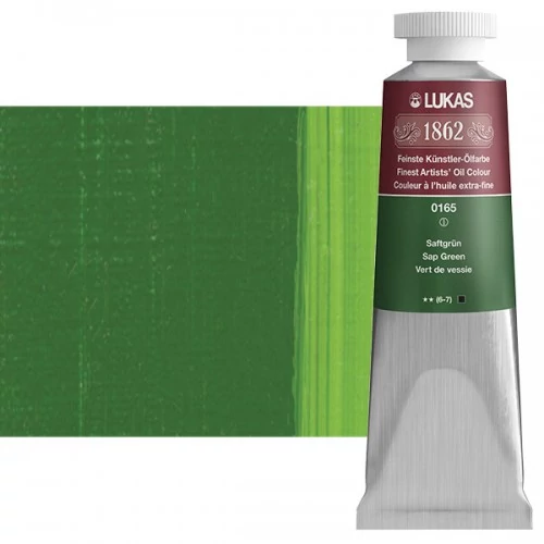 Olajfesték 37 ml Lukas 1862 olaj, 0165 Sap Green