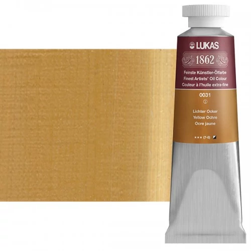 Olajfesték 37 ml Lukas 1862 olaj, 0031 Yellow Ochre