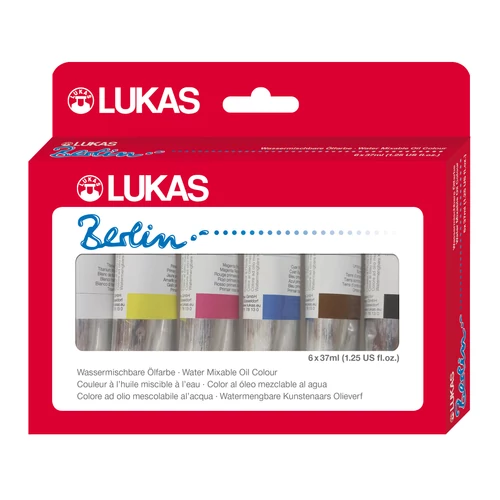 Lukas Berlin vizes olajfesték készlet 6 × 37 ml