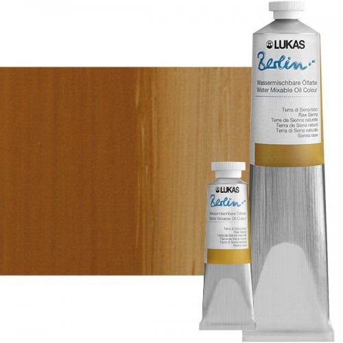 Lukas Berlin 37 ml-es és 200 ml-es művész olajfesték tubusok színminta előtt