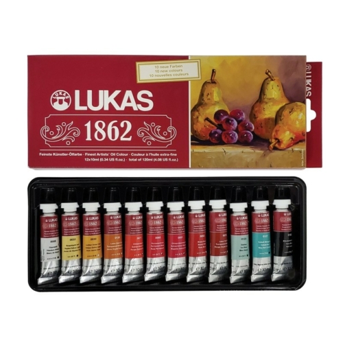 Lukas 1862 olajfesték készlet 12 × 10 ml