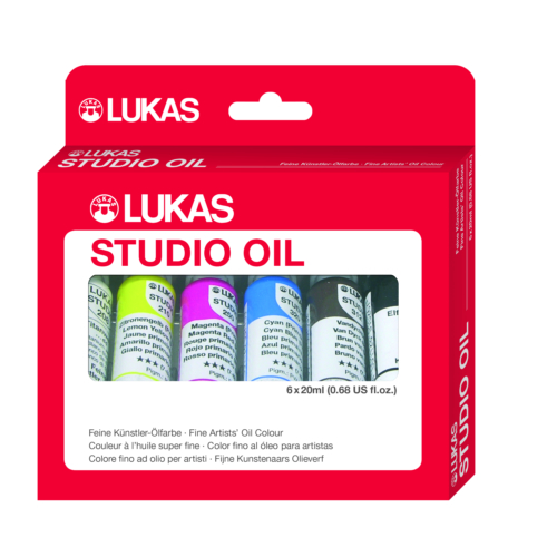 Lukas Studio olajfesték készlet 6 × 20 ml