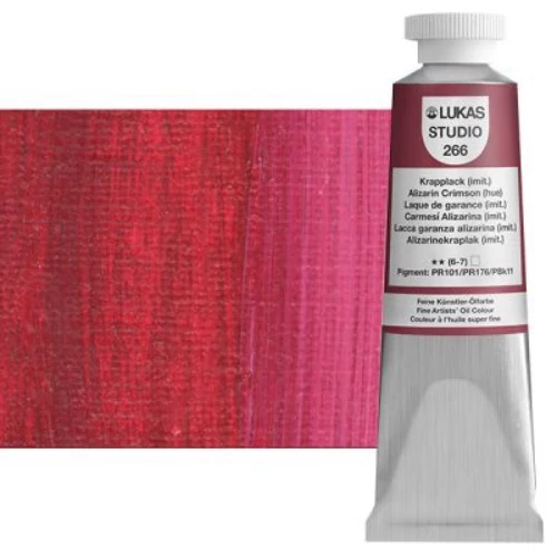 Olajfesték 37 ml Lukas Studio olaj, 0266 Alizarin Crimson (hue)