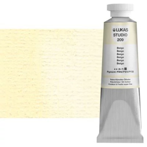 Olajfesték 37 ml Lukas Studio olaj, 0209 Beige