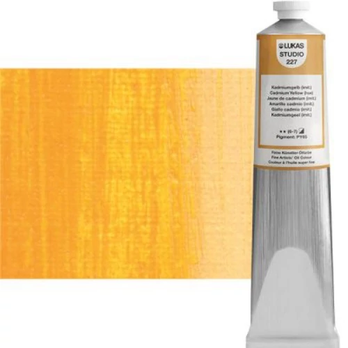 Olajfesték 200 ml Lukas Studio olaj, 0227 Cadmium Yellow