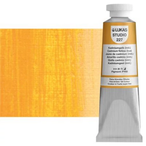 Olajfesték 37 ml Lukas Studio olaj, 0227 Cadmium Yellow