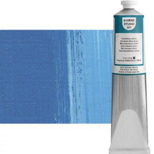 Olajfesték 200 ml Lukas Studio olaj, 0321 Cerulean Blue (hue)