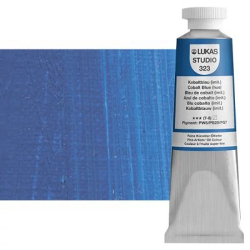 Olajfesték 37 ml Lukas Studio olaj, 0323 Cobalt Blue (hue)