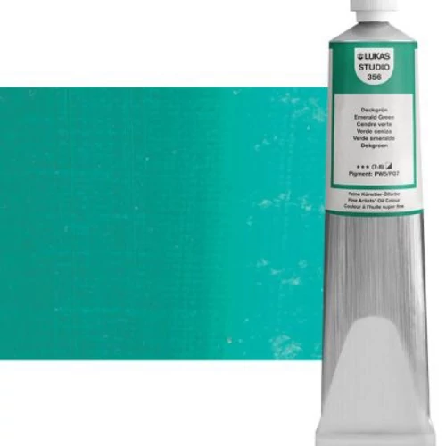 Olajfesték 200 ml Lukas Studio olaj, 0356 Emerald Green