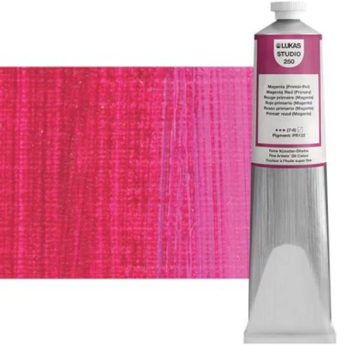 Olajfesték 200 ml Lukas Studio olaj, 0250 Magenta Red (Primary)