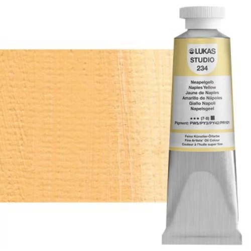 Olajfesték 37 ml Lukas Studio olaj, 0234 Naples Yellow