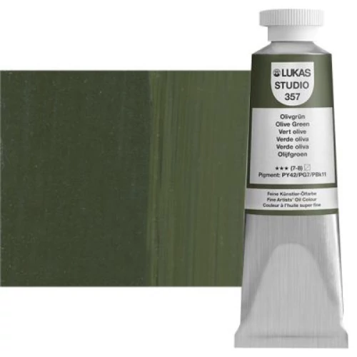 Olajfesték 37 ml Lukas Studio olaj, 0357 Olive Green