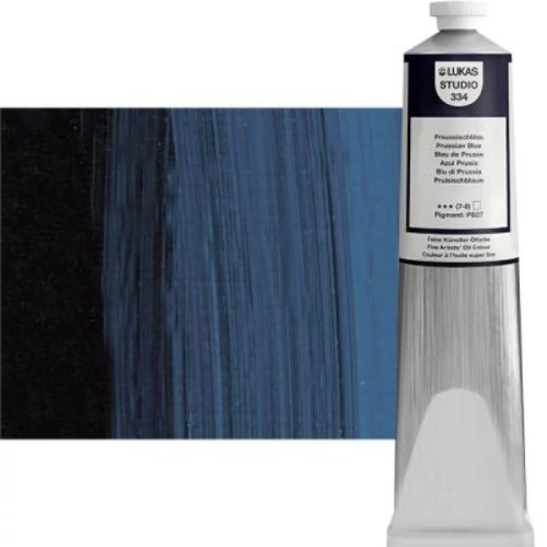 Olajfesték 200 ml Lukas Studio olaj, 0334 Prussian Blue