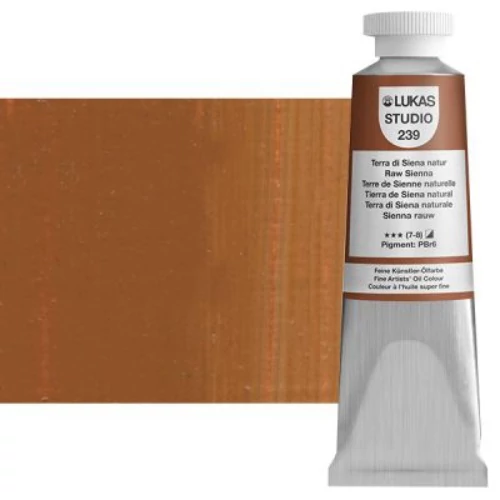 Olajfesték 37 ml Lukas Studio olaj, 0239 Raw Sienna