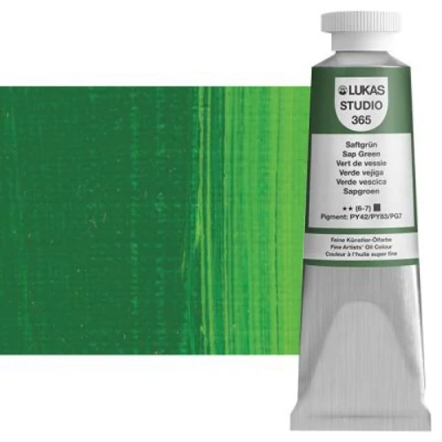 Olajfesték 37 ml Lukas Studio olaj, 0365 Sap Green