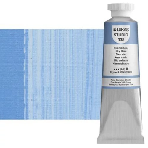 Olajfesték 37 ml Lukas Studio olaj, 0338 Sky Blue