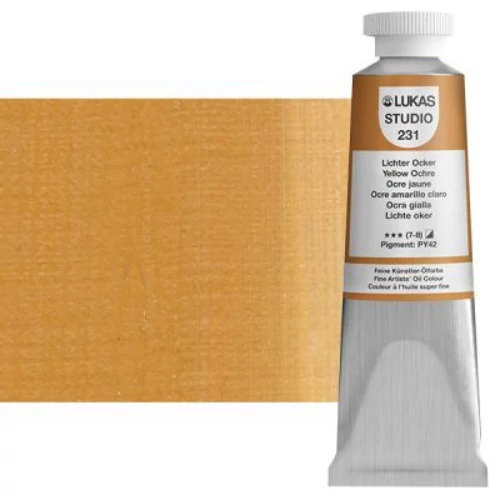 Olajfesték 37 ml Lukas Studio olaj, 0231 Yellow Ochre