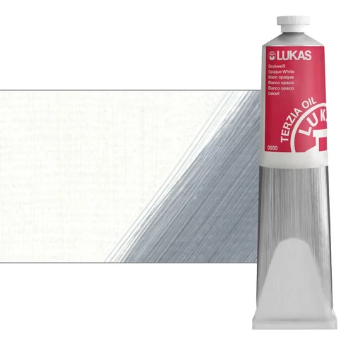 Olajfesték 200 ml Lukas Terzia olaj, 0550 Opaque White