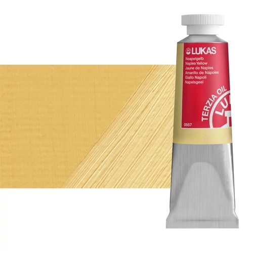 Olajfesték 37 ml Lukas Terzia olaj, 0557 Naples Yellow