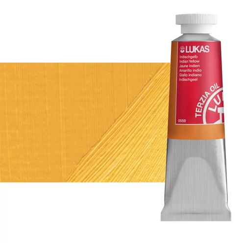 Olajfesték 37 ml Lukas Terzia olaj, 0559 Indian Yellow