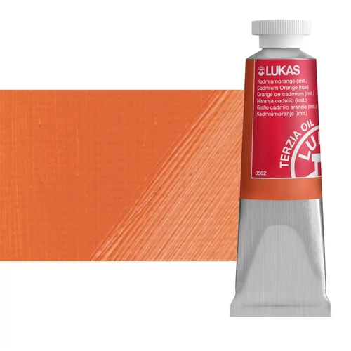 Olajfesték 37 ml Lukas Terzia olaj, 0562 Cadmium Orange (hue)