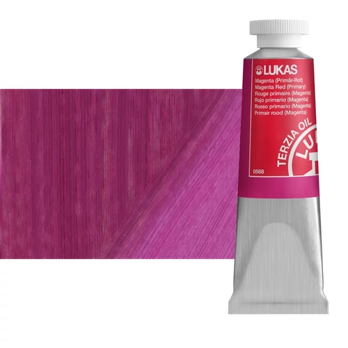 Olajfesték 37 ml Lukas Terzia olaj, 0568 Magenta Red (Primary)