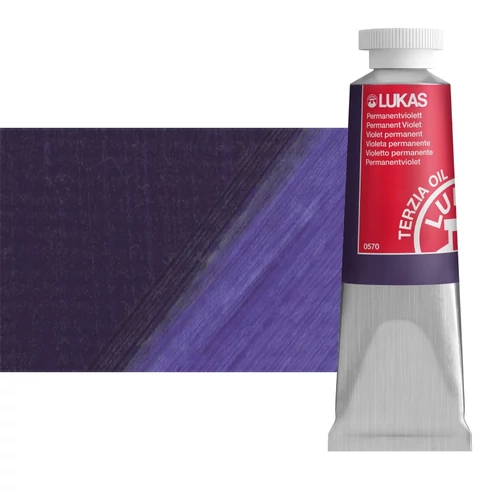 Olajfesték 37 ml Lukas Terzia olaj, 0570 Permanent Violet