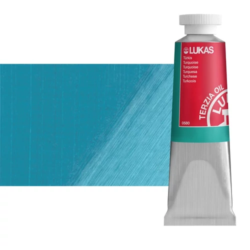 Olajfesték 37 ml Lukas Terzia olaj, 0580 Turquoise