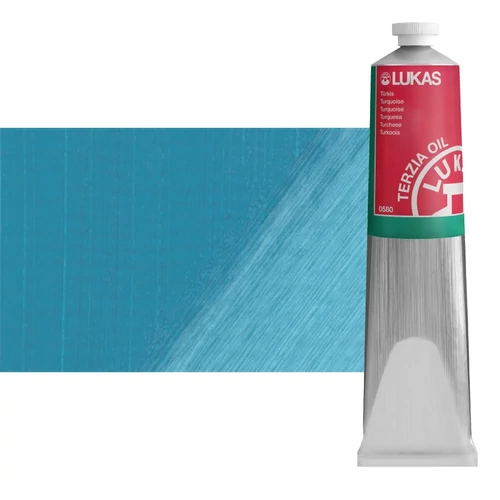 Olajfesték 200 ml Lukas Terzia olaj, 0580 Turquoise