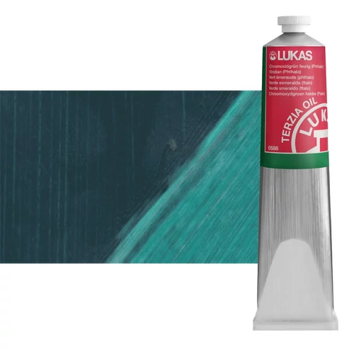 Olajfesték 200 ml Lukas Terzia olaj, 0586 Viridian Phthalo