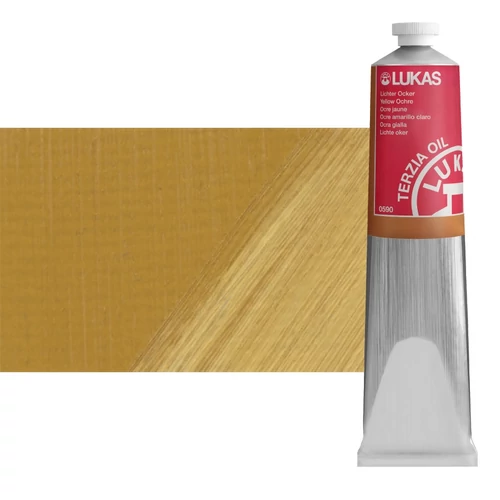 Olajfesték 200 ml Lukas Terzia olaj, 0590 Yellow Ochre