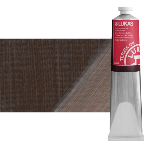 Olajfesték 200 ml Lukas Terzia olaj, 0595 Burnt Umber