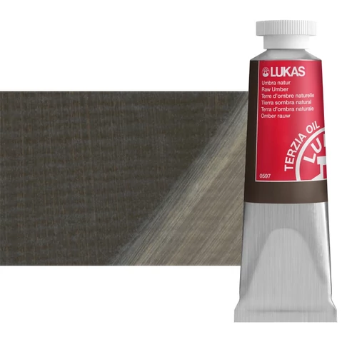Olajfesték 37 ml Lukas Terzia olaj, 0597 Raw Umber