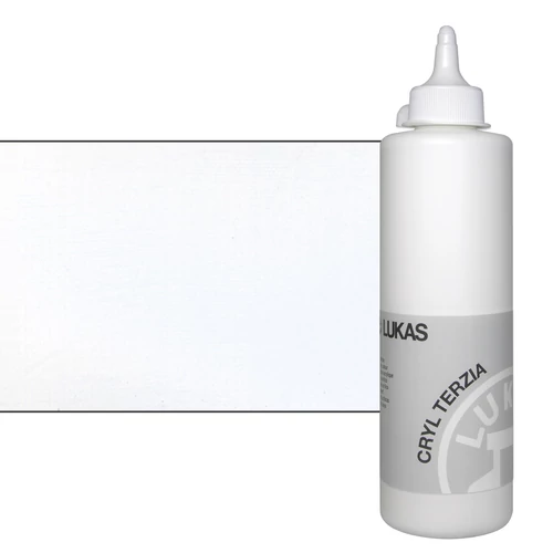 Akrilfesték 500 ml Lukas Cryl Terzia, 4808 Titanium White