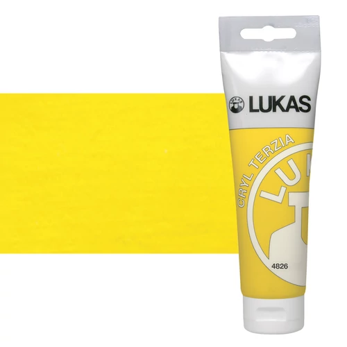 Akrilfesték 125 ml Lukas Cryl Terzia, 4826 Cadmium Yellow light (hue)