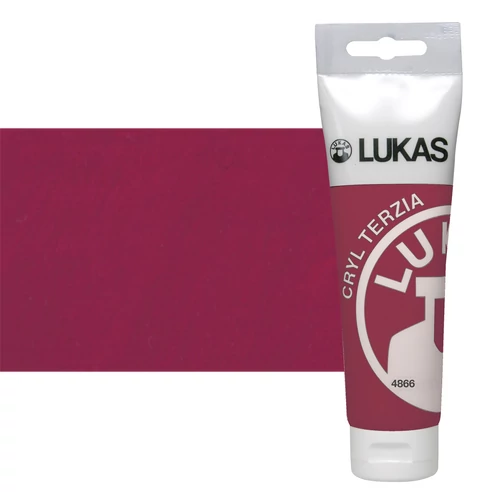 Akrilfesték 125 ml Lukas Cryl Terzia, 4866 Alizarin Crimson