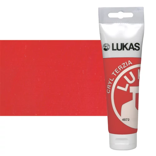 Akrilfesték 125 ml Lukas Cryl Terzia, 4872 Cadmium Red light (hue)