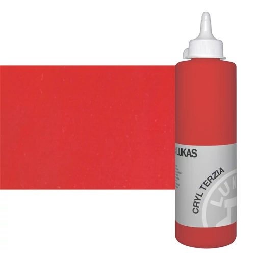 Akrilfesték 500 ml Lukas Cryl Terzia, 4872 Cadmium Red light (hue)