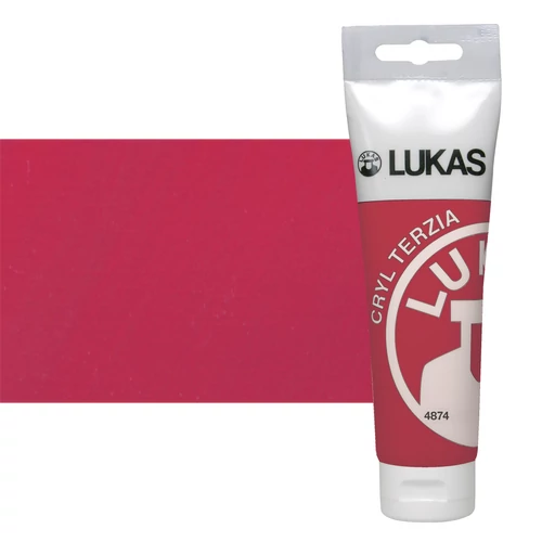 Akrilfesték 125 ml Lukas Cryl Terzia, 4874 Cadmium Red deep (hue)