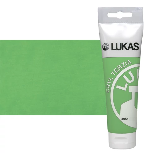 Akrilfesték 125 ml Lukas Cryl Terzia, 4951 Chrome Green light (hue)