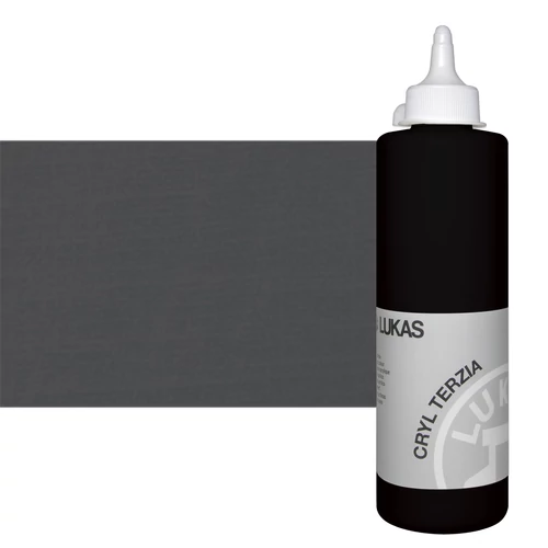 Akrilfesték 500 ml Lukas Cryl Terzia, 4982 Ivory Black