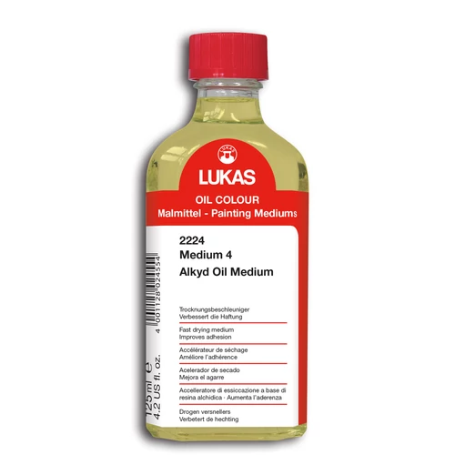 Lukas alkid olaj médium no. 4 125 ml