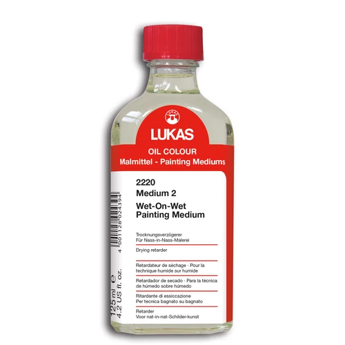 Lukas wet-on-wet médium festéshez no. 2 (lassan száradó) 125 ml