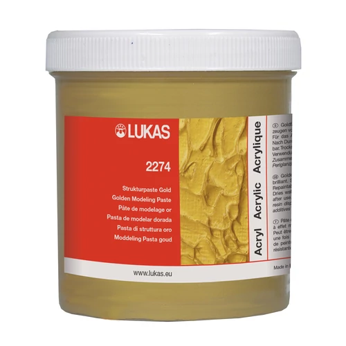 Lukas arany modellpaszta, struktúrpaszta 250 ml