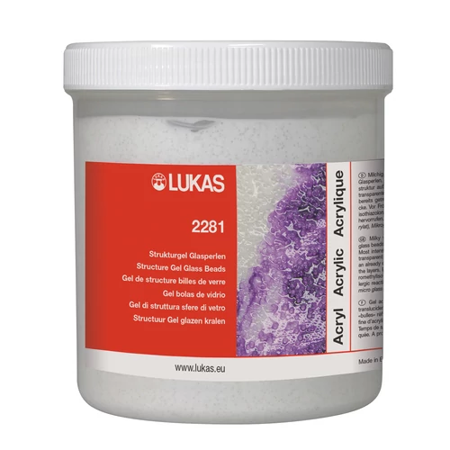 Lukas üveggyöngy modellpaszta, struktúrgél 250 ml