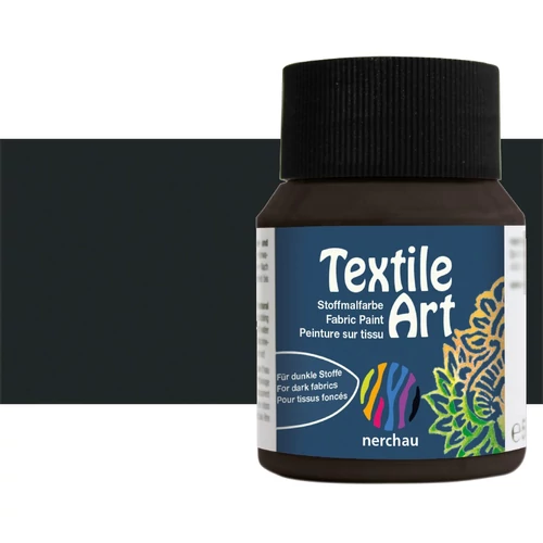 Művész textilfesték sötét textilhez 59 ml 706 Black Lukas-Nerchau