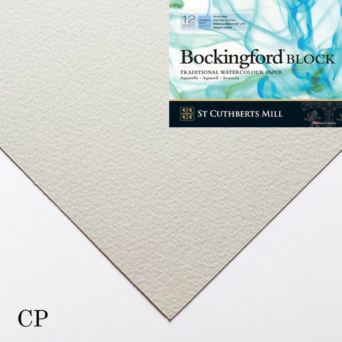 Bockingford akvarelltömb CP 300 g/m2 31 × 23 cm (mould-made)