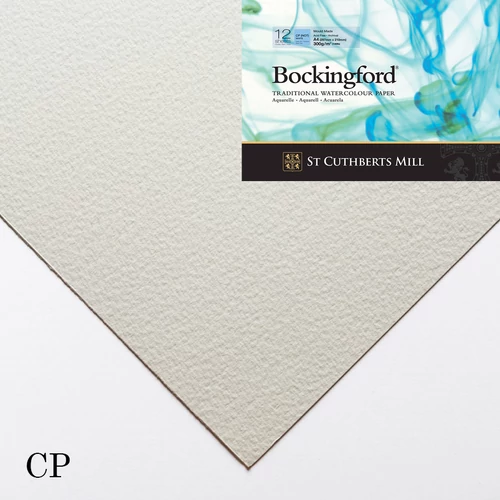 Bockingford akvarelltömb CP 300 g A4, mould-made