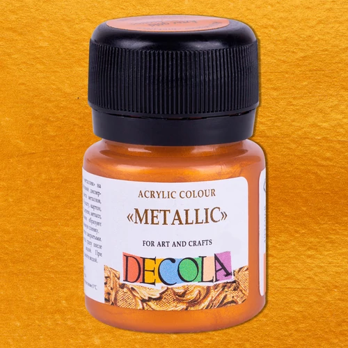 Decola hobby akrilfesték metál arany Aztec gold 20 ml