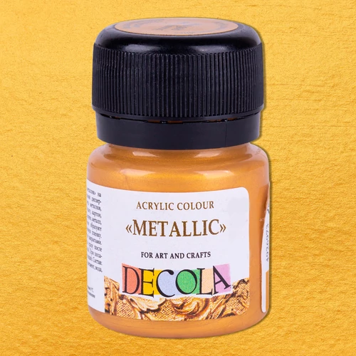 Decola hobby akrilfesték metál arany Maya gold 20 ml